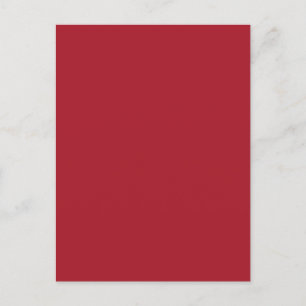 Carte Postale Printemps Été Couleur Rouge