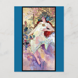 Carte Postale Printemps été hiver