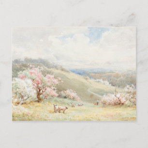 Carte Postale Printemps par Joseph Rubens Powell (1835–1871)