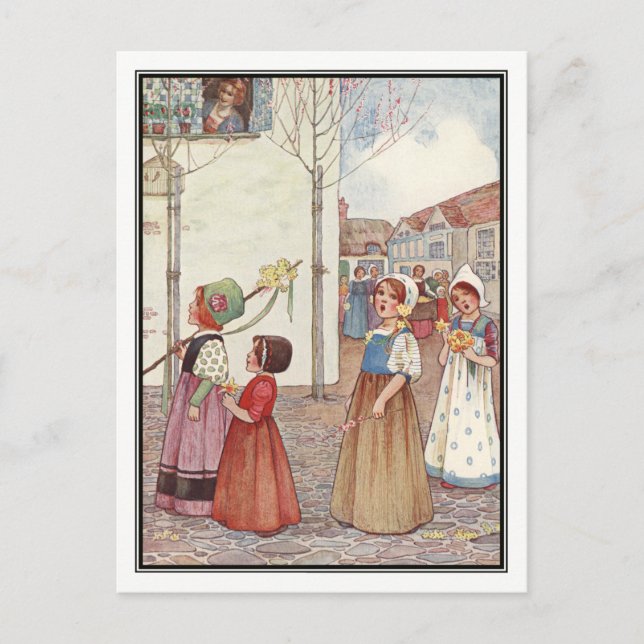 Carte Postale Printemps par Millicent Sowerby (Devant)