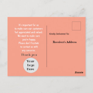 Carte Postale Prise en charge d'un client