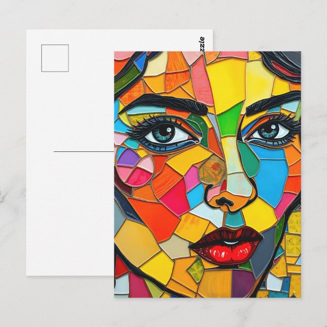 Carte Postale "Prismara" - Fragments de sa flamme (Devant / Derrière)