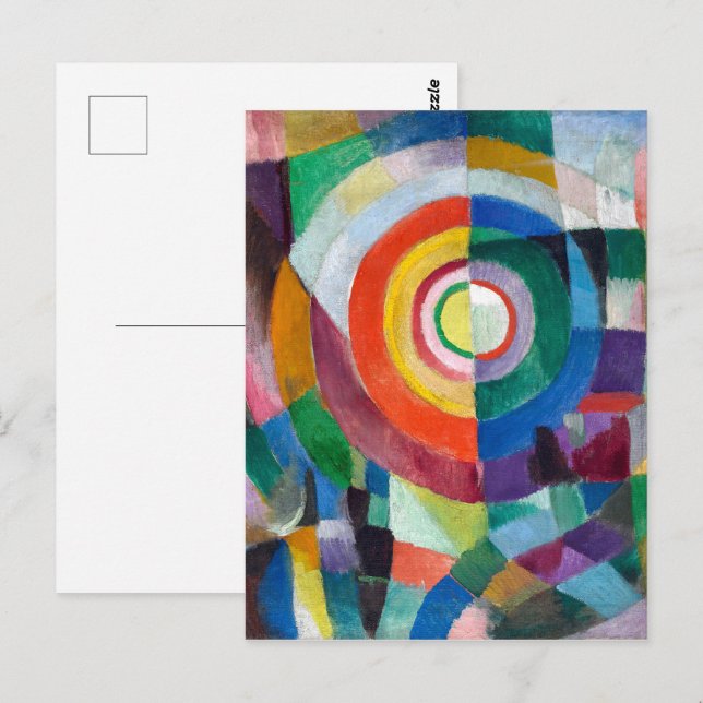Carte Postale Prismes électriques no 41 | Sonia Delaunay | (Devant / Derrière)