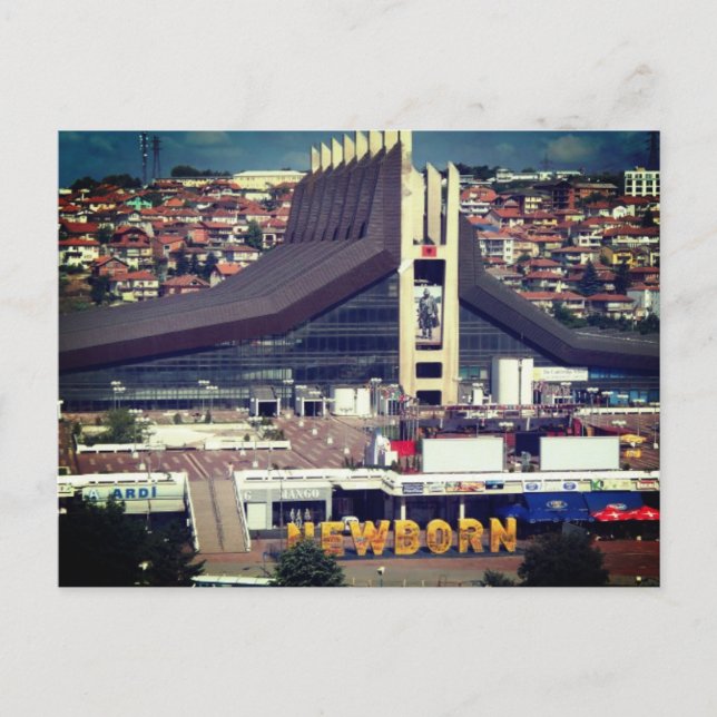 Carte Postale Pristina, Kosovo Nouveau-né (Devant)