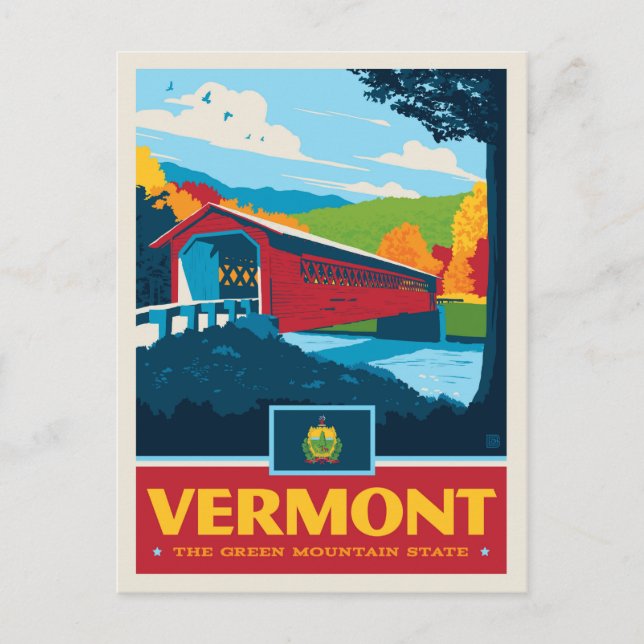 Carte Postale Prix d'État | Vermont (Devant)