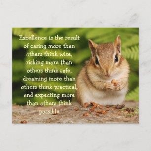 Carte postale Prix d'excellence Little Baby Chipmu