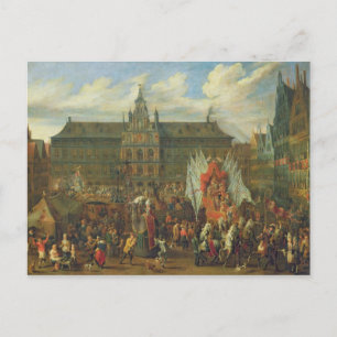 Carte Postale Procession à Anvers, 1697