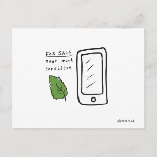 carte postale proche de la menthe