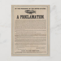 Proclamation préliminaire sur l'émancipation