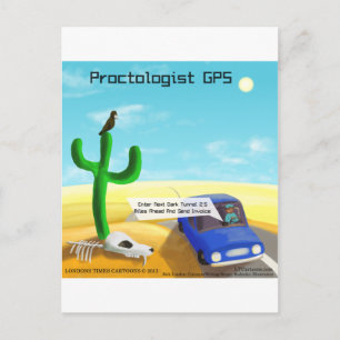 Carte Postale Proctologie amusante