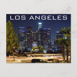 Carte Postale Produits de papier de nuit de Los Angeles