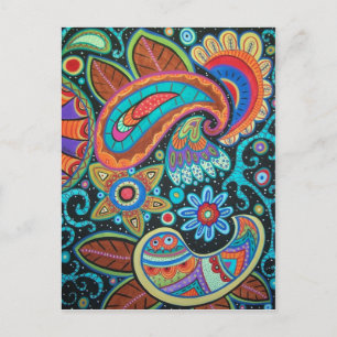 Carte Postale Produits d'image Paisley Art