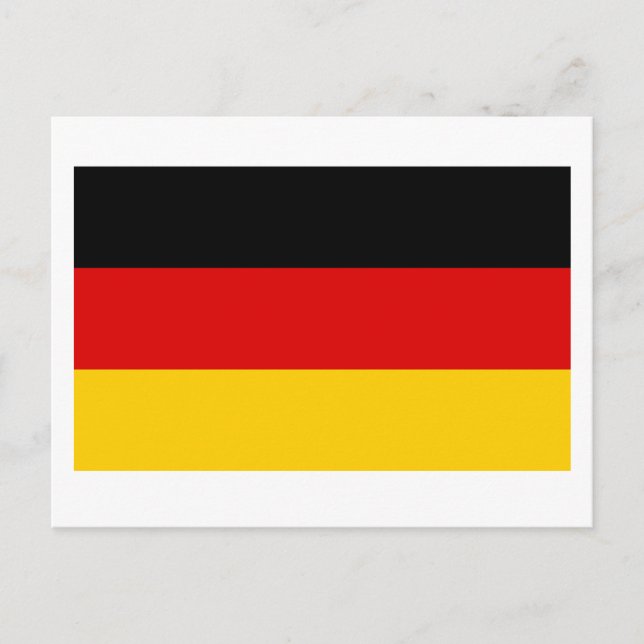 Carte Postale Produits du pavillon allemand (Devant)