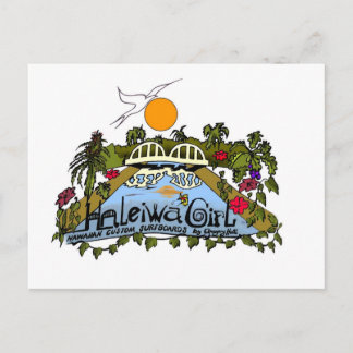 Carte Postale Produits Haleiwa Girl