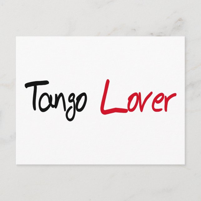 Carte Postale Produits Tango Lover ! (Devant)