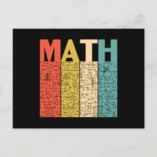 Carte Postale Professeur de mathématiques