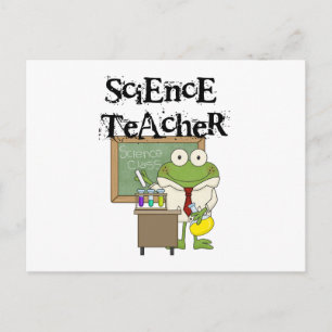 Carte Postale Professeur de Sciences de grenouille
