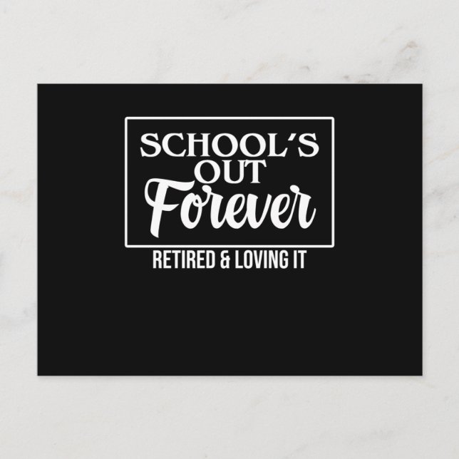 Carte Postale Professeur retraité Enseigner l'école Enseignement (Devant)