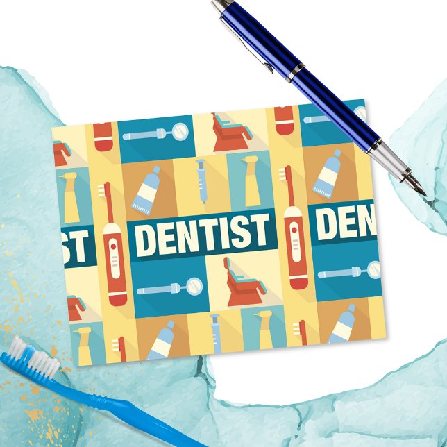 Carte Postale Professionnel Dentiste Iconique Conçu (Créateur téléchargé)