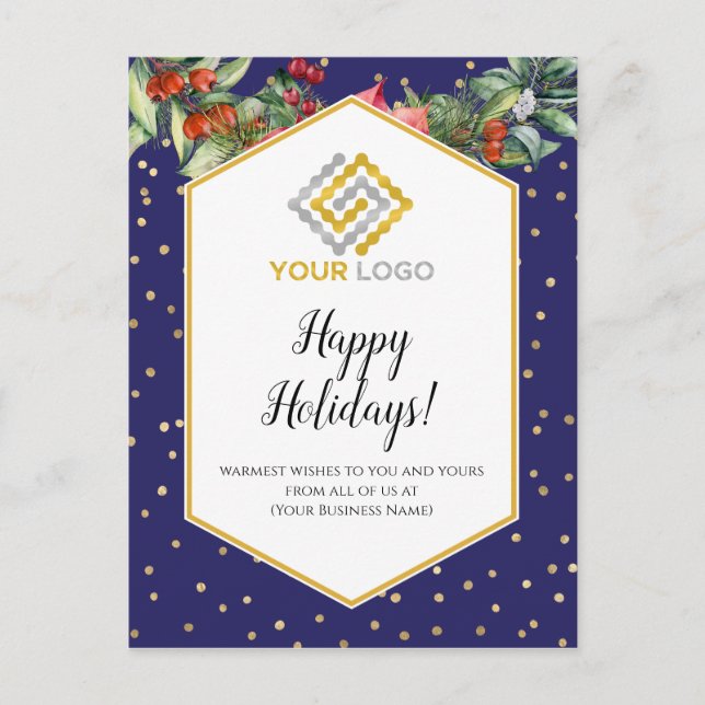 Carte postale professionnelle Christmas Confetti L (Devant)