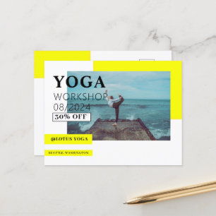 Carte postale professionnelle de la classe Yoga