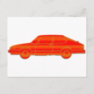 Carte Postale Profil Saab