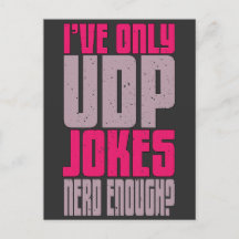 Programmeur informatique udp Joke