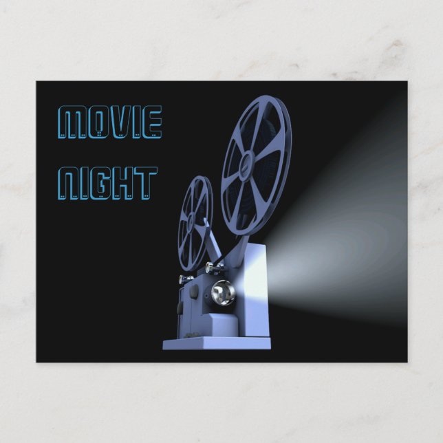 Carte postale Projecteur de film (Devant)