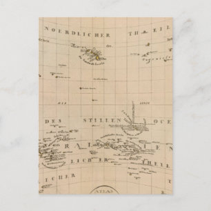 Carte Postale Projection rare du pôle Nord