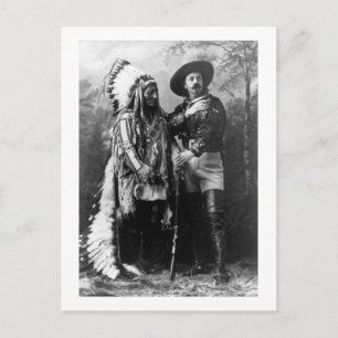 Carte Postale Projet de loi de 1895 sur le chef Sitting Bull et 