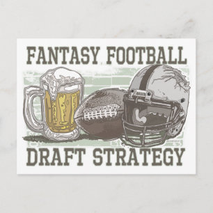 Carte Postale Projet de stratégie de football Imaginaire