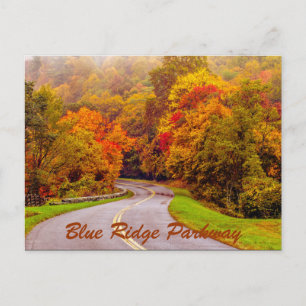 Carte Postale promenade à crête bleue