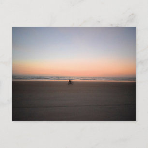 Carte Postale Promenade À Vélo Avant Le Soleil