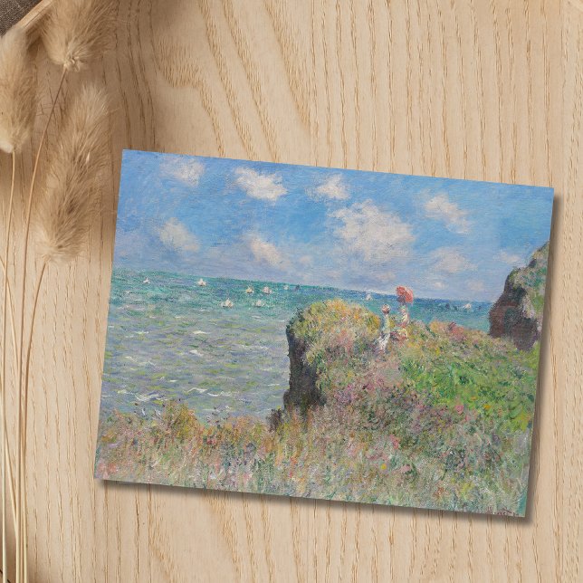 Carte Postale Promenade Cliff à Pourville Monet (Créateur téléchargé)