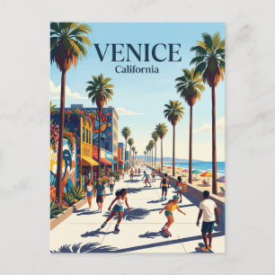 Carte Postale Promenade de Venice Beach Californie