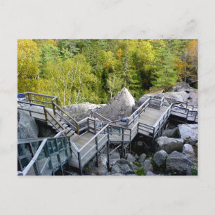 Carte Postale Promenade des grottes polaires, Plymouth, New Hamp