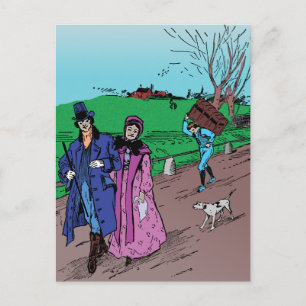 Carte Postale Promenade du dimanche