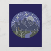 Promenade étoilée de Bigfoot | Art folklorique de
