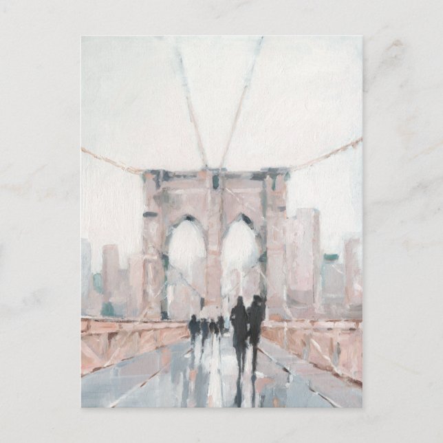 Carte Postale Promenade matinale - New York (Devant)