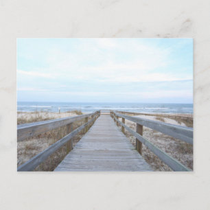 Carte Postale Promenade sur la plage jusqu'à la mer