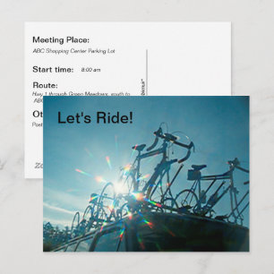 Carte postale - Promenade (Vélos)