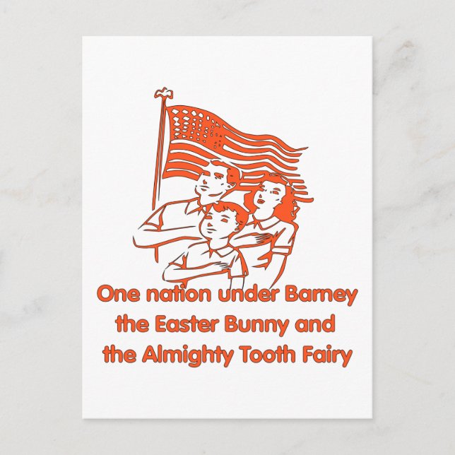 Carte Postale Promesse athée (Devant)