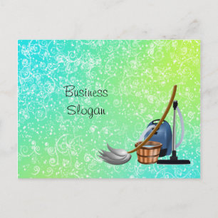 Carte postale Promo Service de ménage