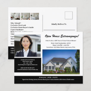 Carte Postale Promotion unique pour une maison ouverte dans l'im