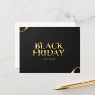 Carte postale promotionnelle Black Friday