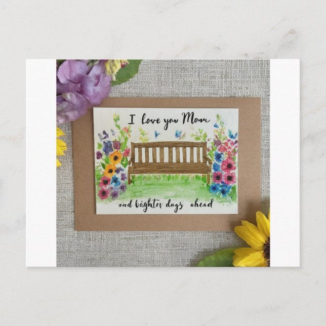 Carte Postale prompt rétablissement (Devant)