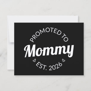 Carte Postale Promu À Mommy Est. 2026 I
