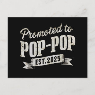 Carte Postale Promu Pop-Pop Est 2025 Première Fois Pop-Pop
