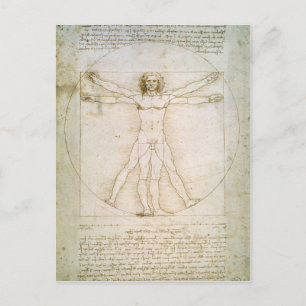 Carte Postale Proportions de la figure humaine