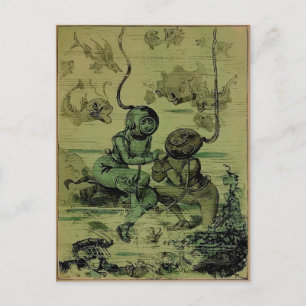 Carte postale Proposition de lecteur vintage